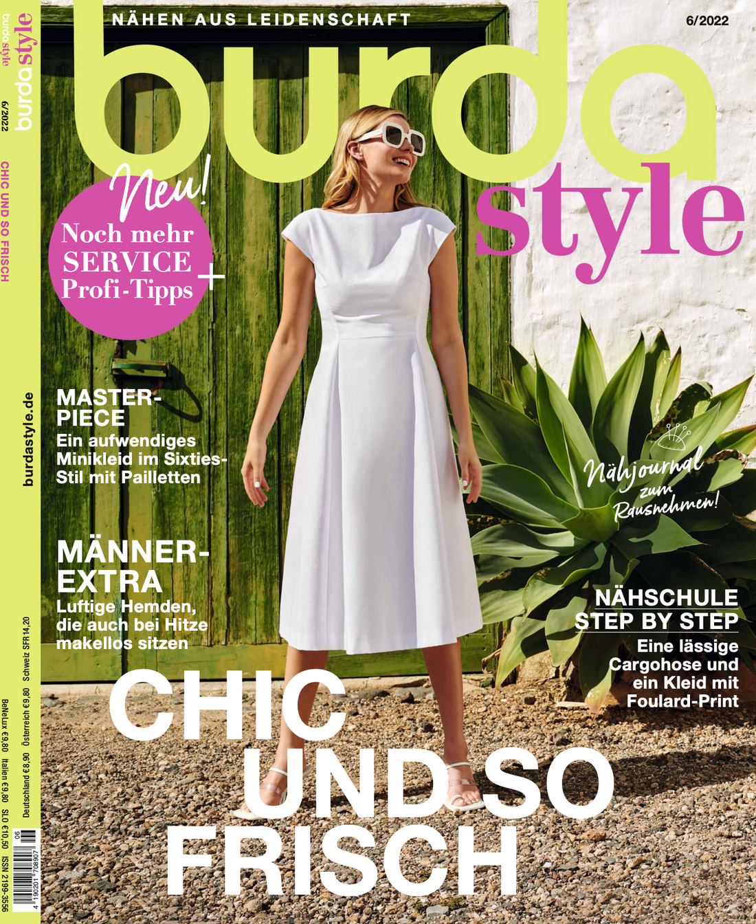 "Peach Clutch" in der aktuellen Juni-Ausgabe der BURDA STYLE