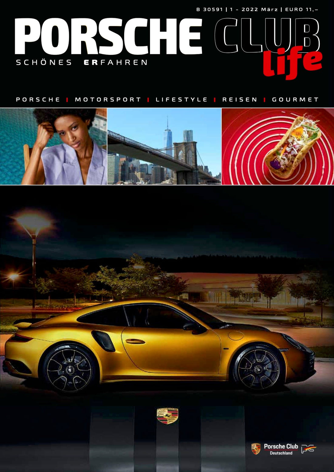 Unser "Floral" Silk Twilly im Porsche Club Magazin